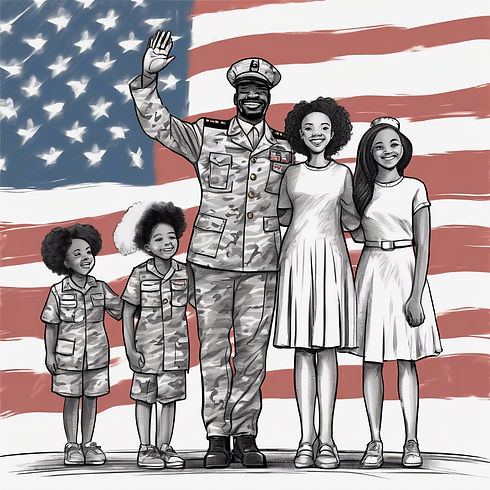 an African American man wearing an unite
