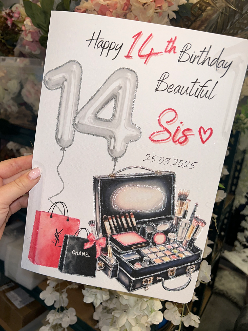 Thumbnail: Make up & Designer Themed Card