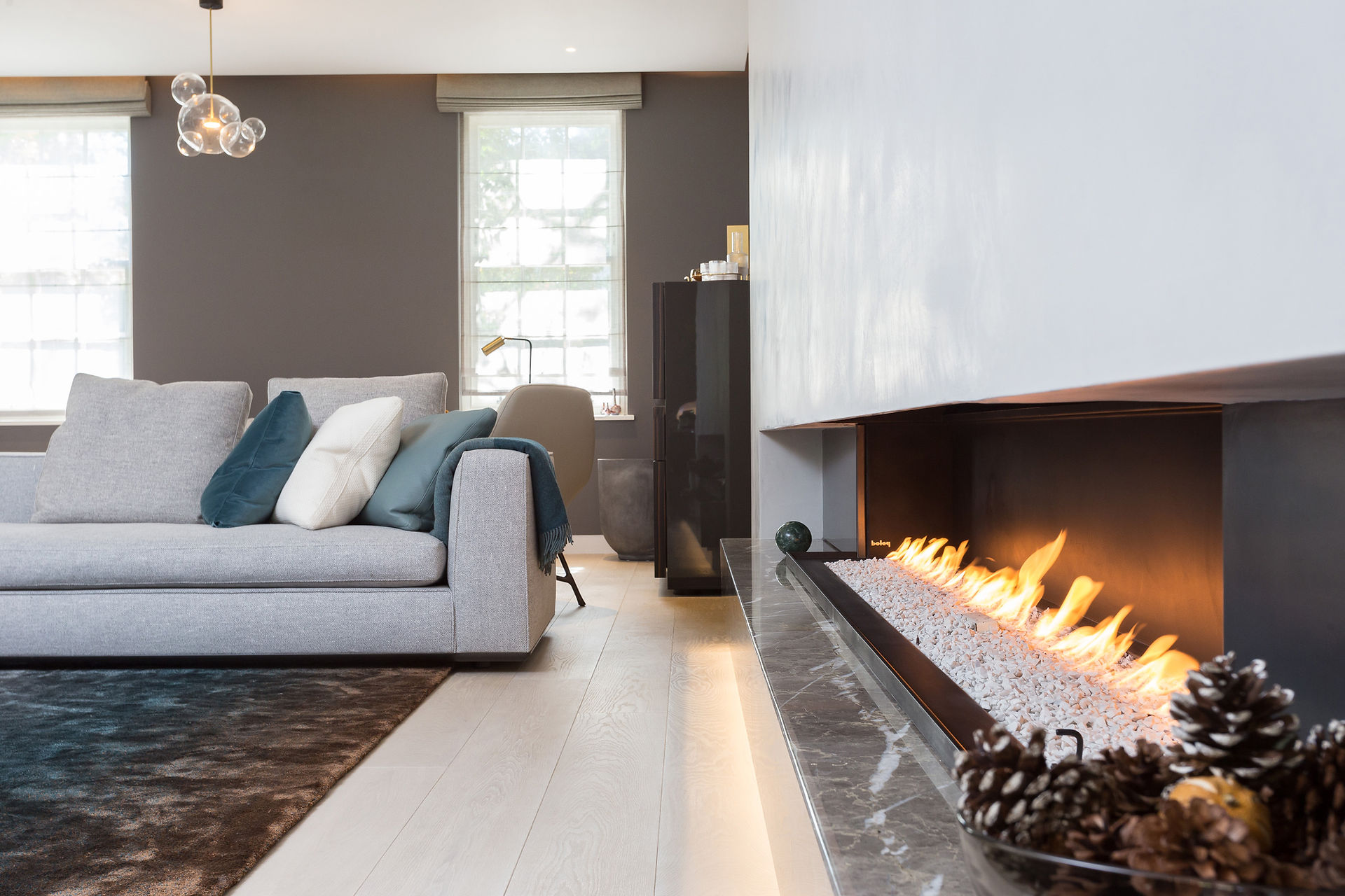 Fire Living Room, Hapstead, London