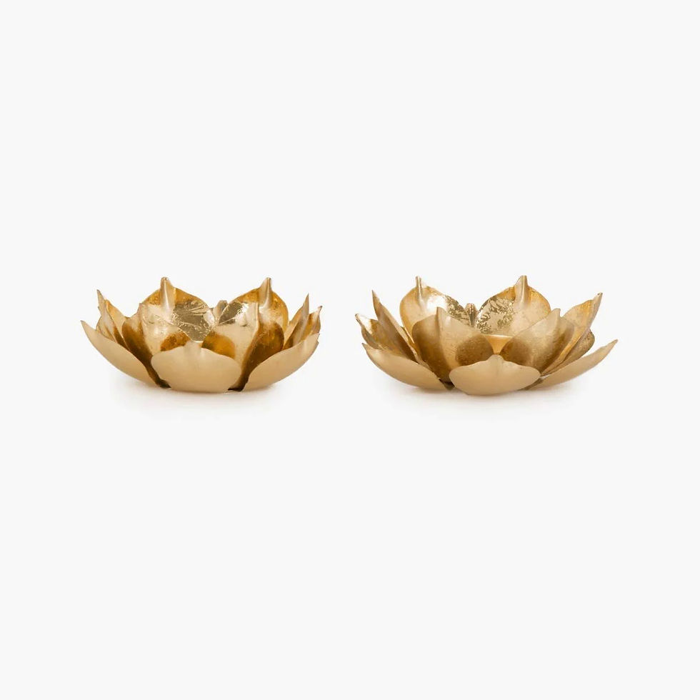 Thumbnail: Lotus Shape Tealight Candle Holder