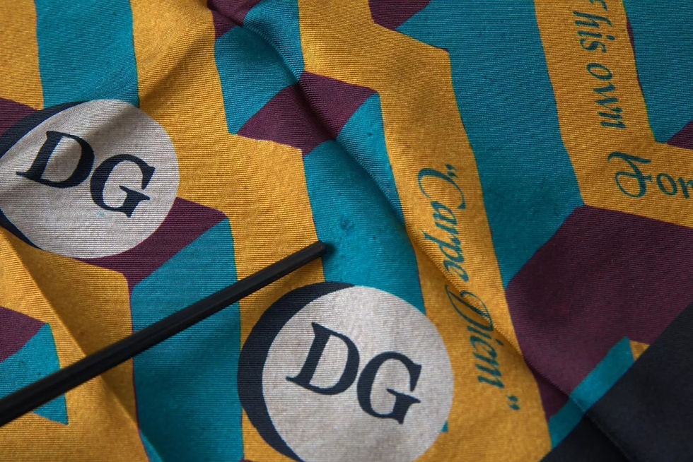 Thumbnail: Dolce & Gabbana Multicolor Printed Square Handkerchief Scarf