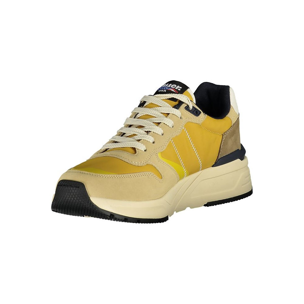 Thumbnail: Blauer Beige Polyester Sneaker