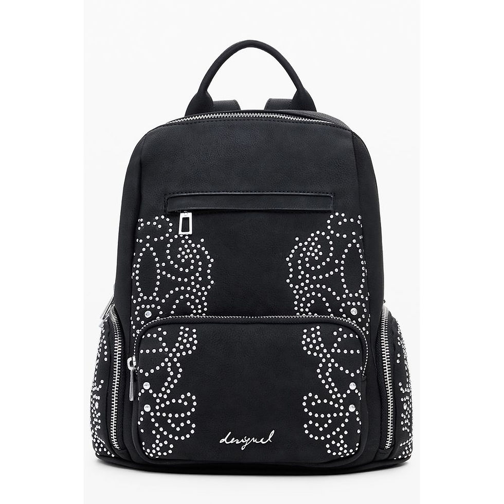 Desigual Black Polyurethane Women's Backpack