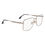 Thumbnail: Victoria Beckham Gray Metal Glasses (Frames)
