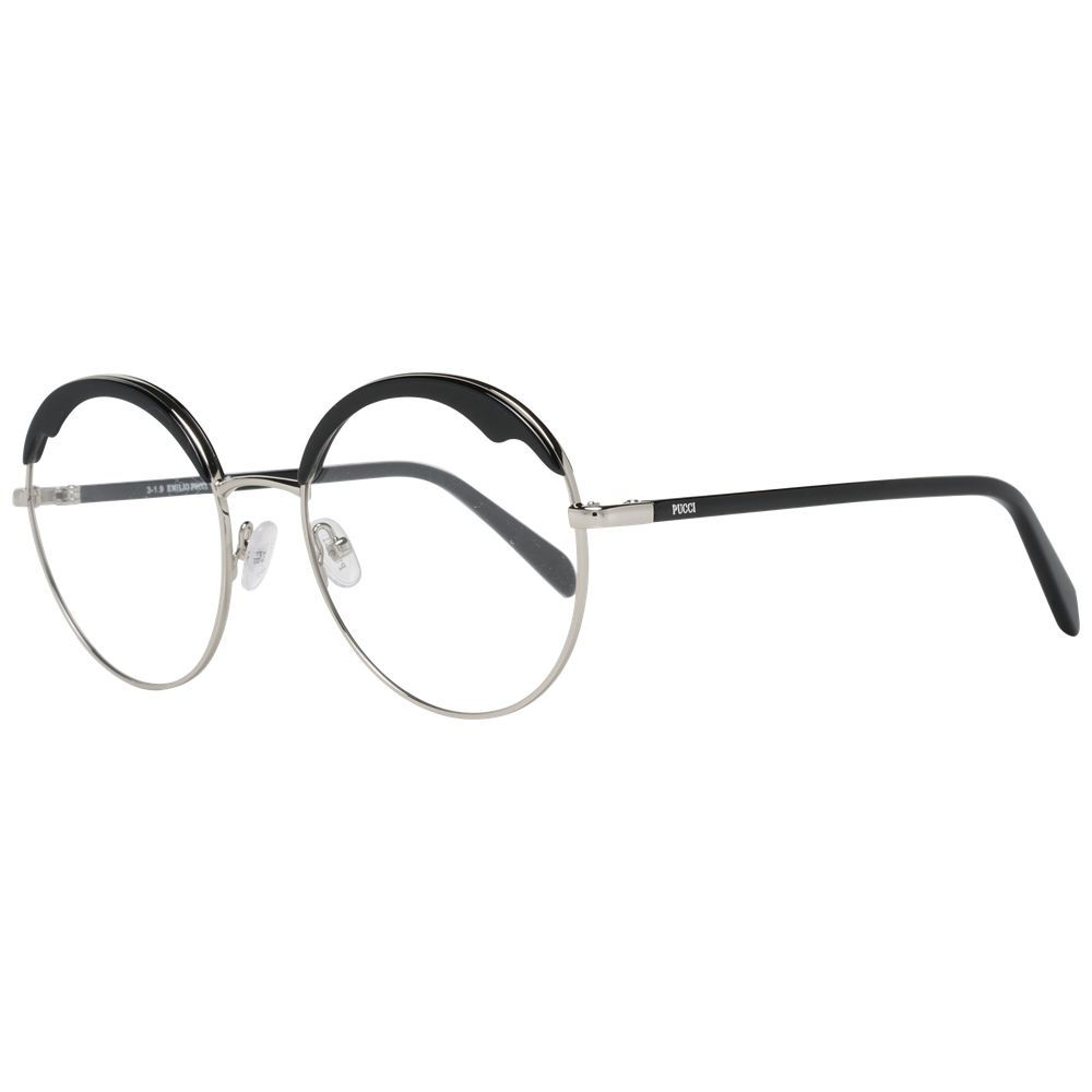 Emilio Pucci Black Metal & Plastic Glasses (Frames)