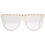 Thumbnail: Marciano by Guess White Plastic Sunglasses