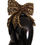 Thumbnail: Dolce & Gabbana Gold Crystal Beaded Sequined Silk Bow Headband Diadem
