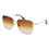 Thumbnail: Victoria Beckham Gold Metal Sunglasses