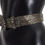 Thumbnail: Dolce & Gabbana Multicolor Wide Crystal Buckle Sequined Belt