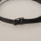 Thumbnail: Dolce & Gabbana Black Calfskin Leather Vintage Metal Buckle Belt