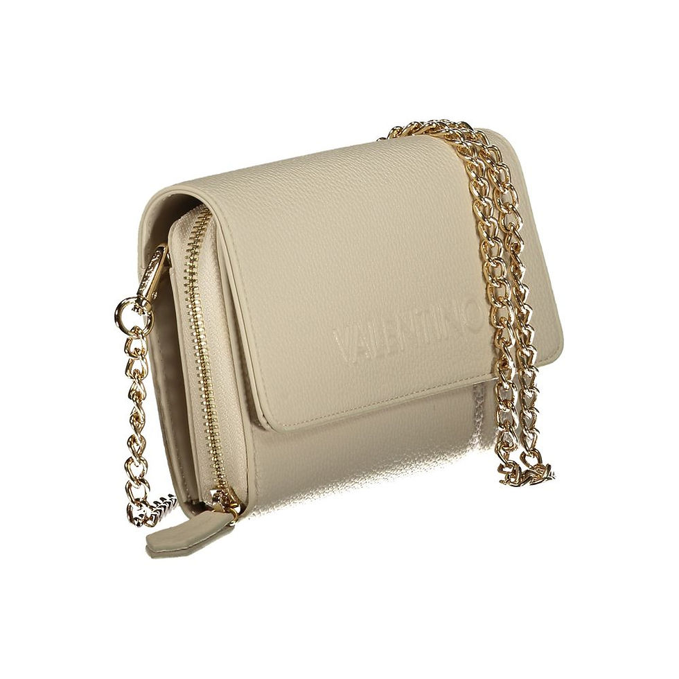Thumbnail: Mario Valentino Beige Polyurethane Women Wallet