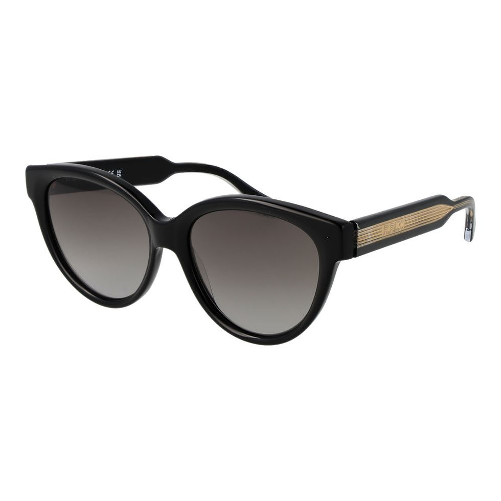 Replay Black Plastic Sunglasses