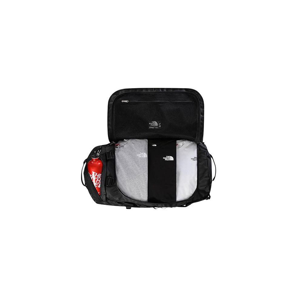 Thumbnail: The North Face Black Recycled Polyester Duffel Bag