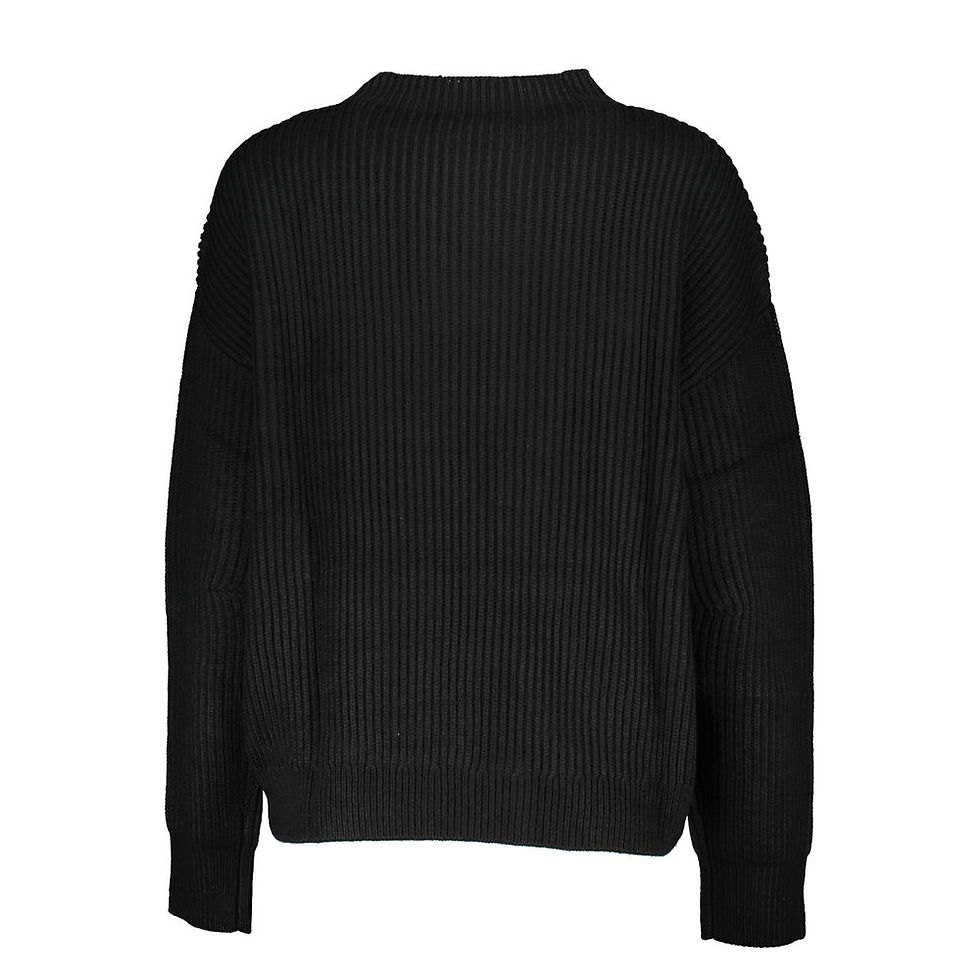 Thumbnail: Patrizia Pepe Black Acrylic Women's Turtleneck Sweater