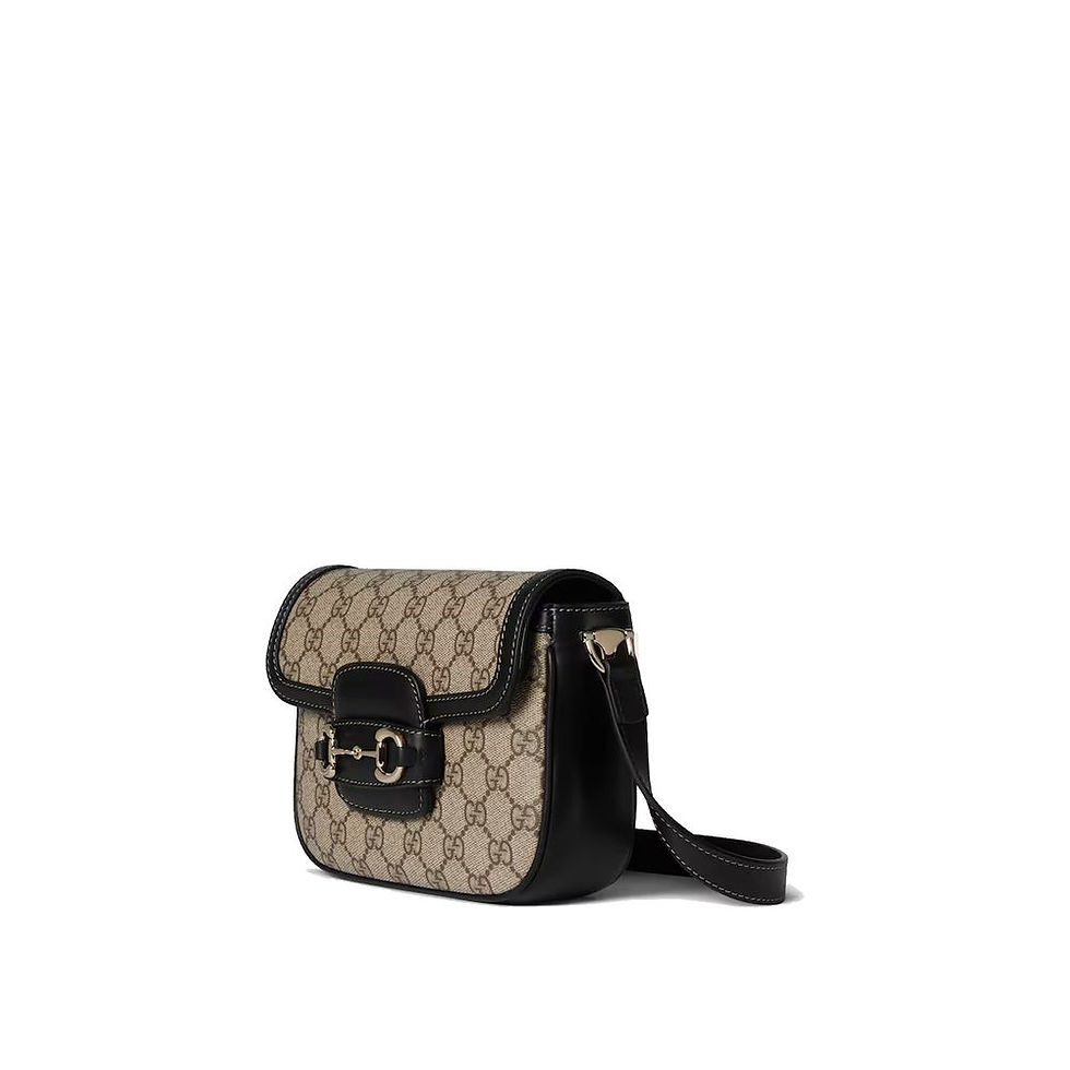 Thumbnail: Gucci Beige Fabric Shoulder Bag