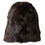 Thumbnail: Dolce & Gabbana Brown Weasel Fur Womens Cashmere Hat Beanie