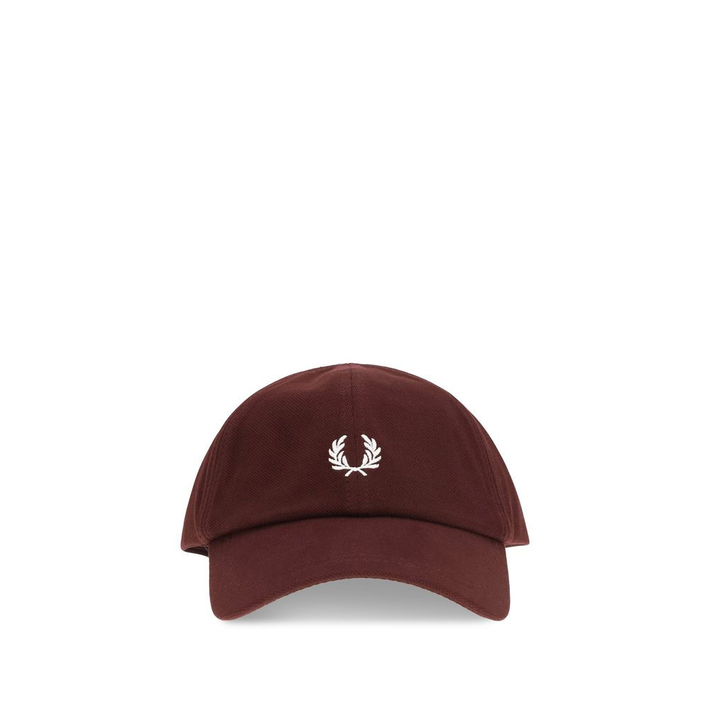 Fred Perry Bordeaux Cotton Cap (Baseball Hat)