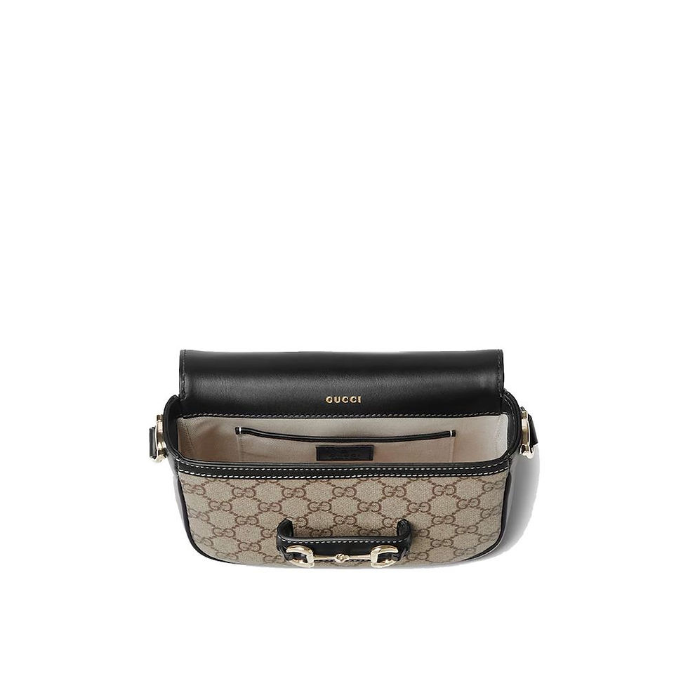 Thumbnail: Gucci Beige Fabric Shoulder Bag