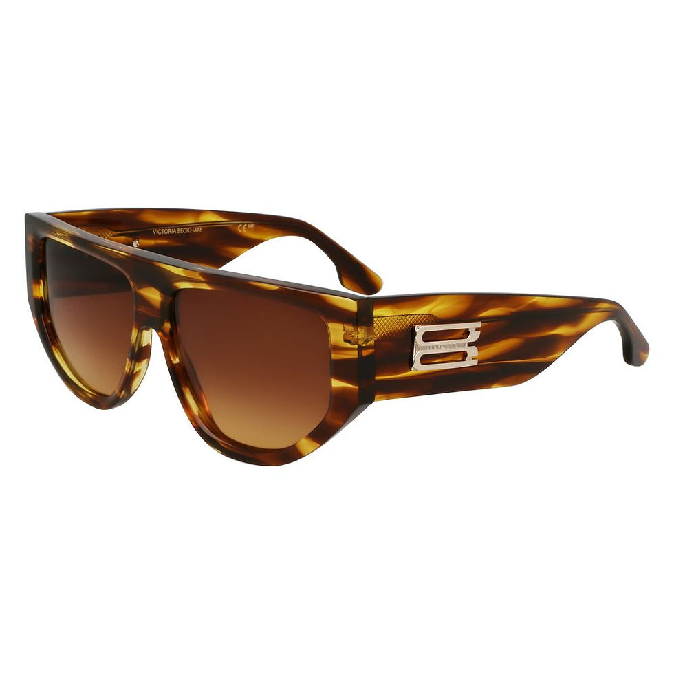 Thumbnail: Victoria Beckham Brown Acetate Sunglasses
