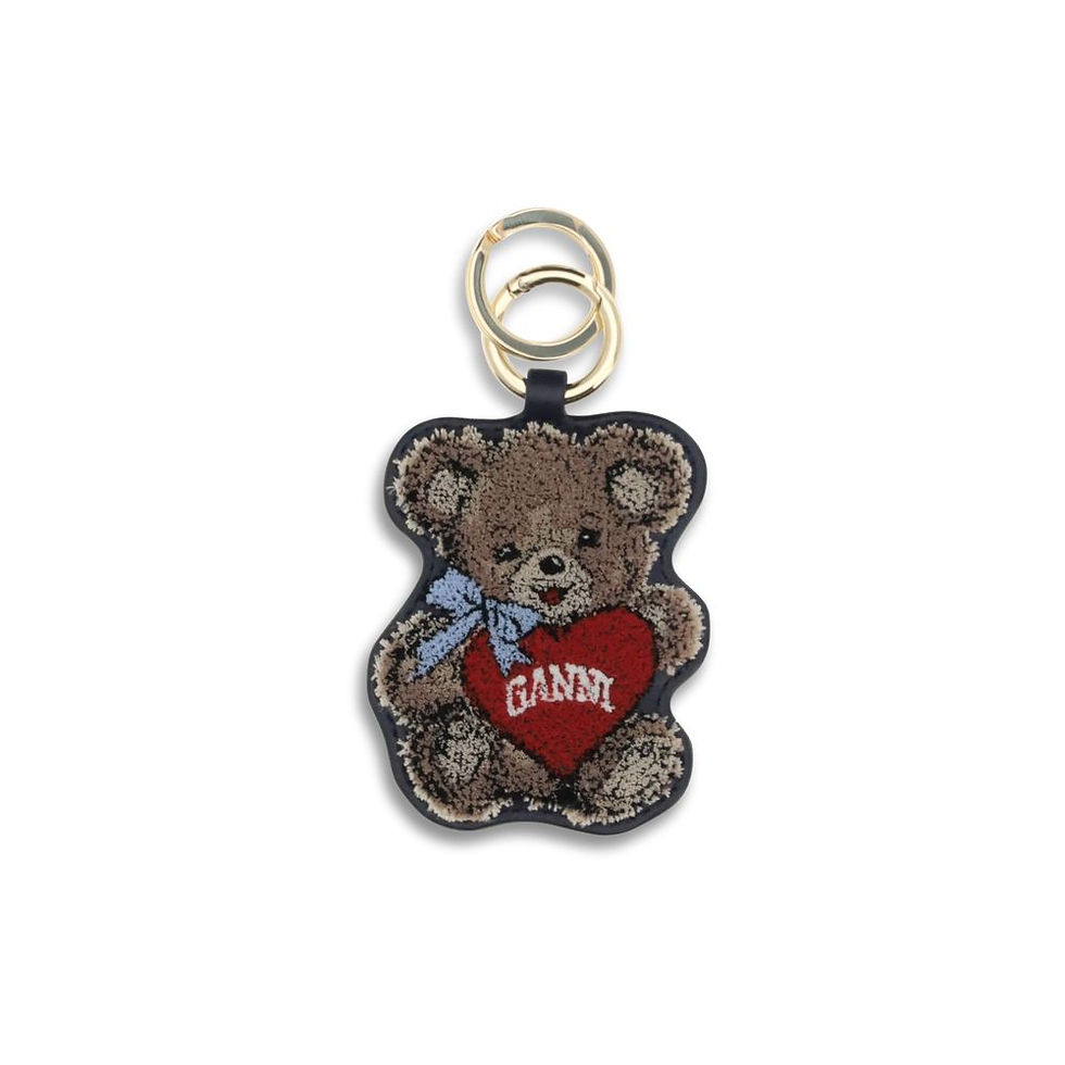 Thumbnail: Ganni Multicolor Polyester Keychain