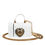 Thumbnail: Dolce & Gabbana White Silicone Devotion Heart Cover Hand Bag Airpod Case