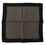 Thumbnail: Dolce & Gabbana Black Patterned DG Logo Square Handkerchief Scarf