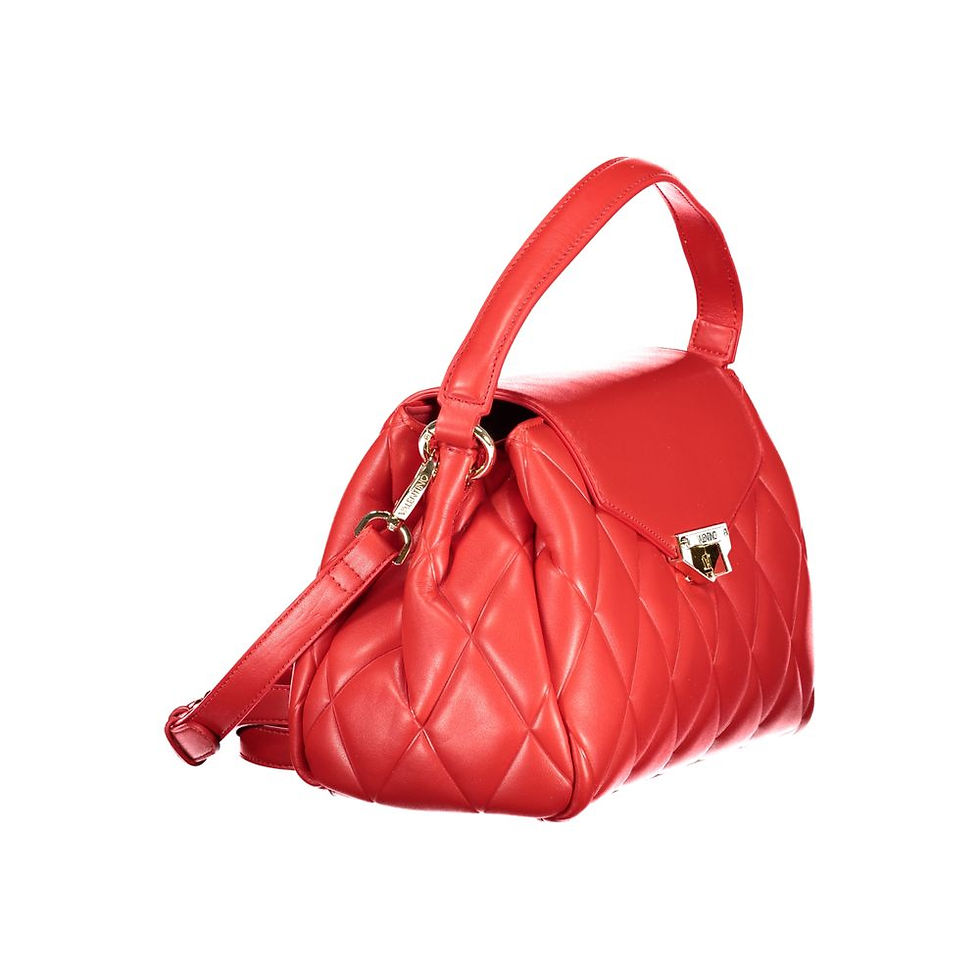 Thumbnail: Mario Valentino Rosso Polyurethane Women Handbag