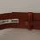 Thumbnail: Dolce & Gabbana Brown Wide Waist Design Leather Gold Metal Buckle Belt