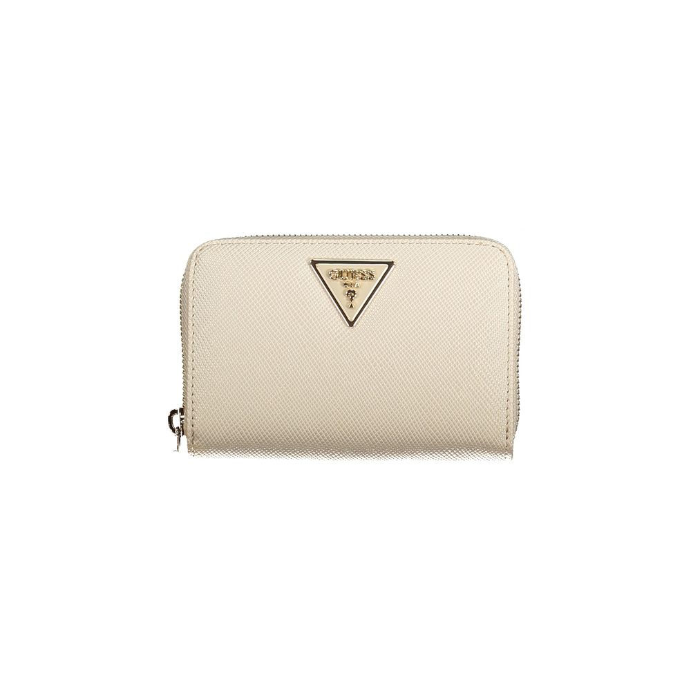 Guess Jeans Beige Polyurethane Women Wallet
