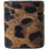 Thumbnail: Dolce & Gabbana Brown Leopard Calf Leather Metal Logo Plaque Airpods Case