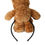 Thumbnail: Dolce & Gabbana Brown Teddy Bear Gold Crystal Crown Hair Band Diadem