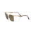 Thumbnail: Frankie Morello Gold Metallic Fibre Women Sunglass