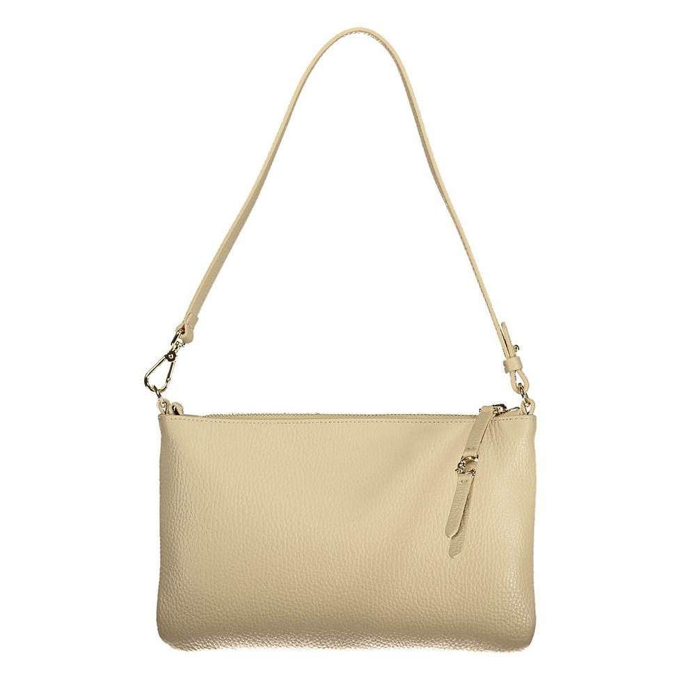 Thumbnail: Coccinelle Beige Leather Women Handbag