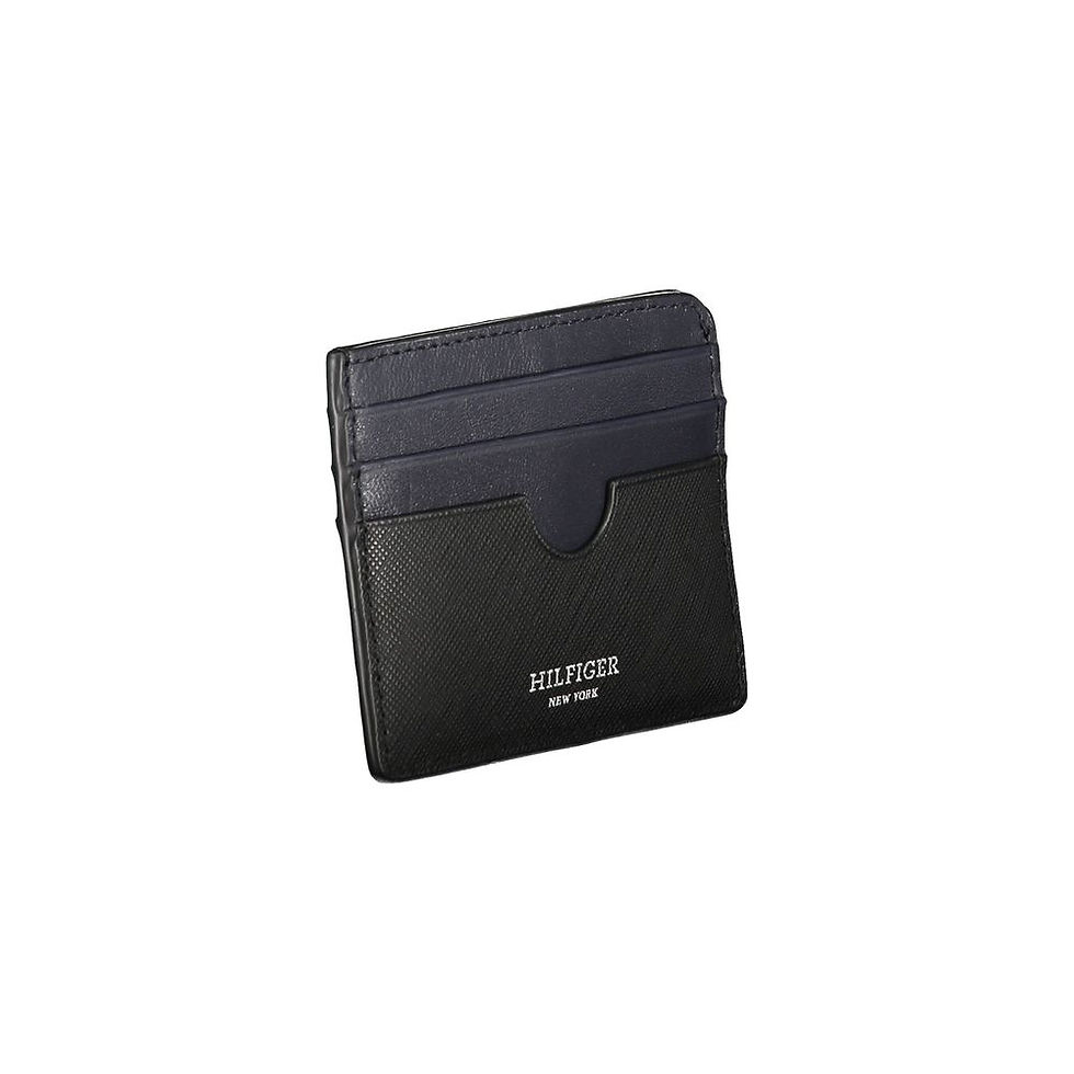 Thumbnail: Tommy Hilfiger Black Leather Men Wallet