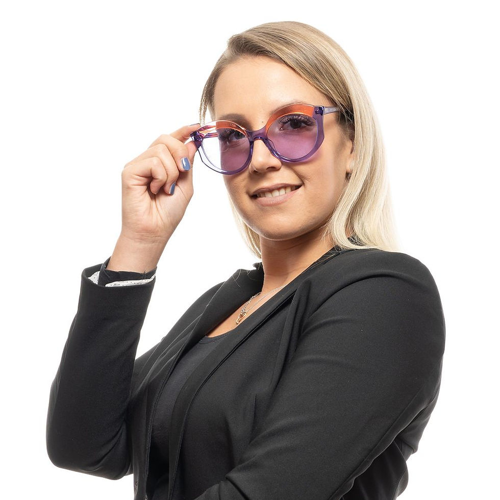 Thumbnail: Emilio Pucci Purple Plastic Sunglasses
