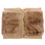 Thumbnail: Dolce & Gabbana Beige MINK Fur Scarf Foulard Neck Wrap