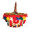 Thumbnail: Dolce & Gabbana Multicolor AGNESE Straw Crystal  Pom Pom Bag