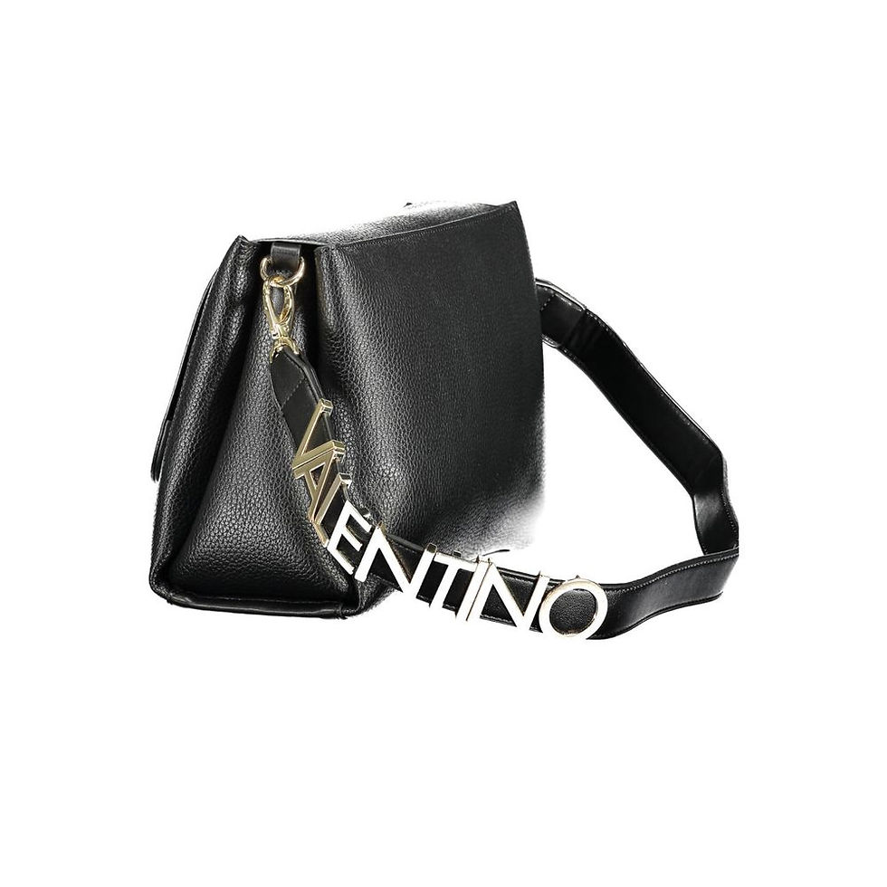 Thumbnail: Mario Valentino Nero Polyurethane Women Handbag