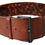 Thumbnail: Ermanno Scervino Dark Brown Leather Wide Buckle Belt