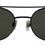 Thumbnail: Dolce & Gabbana Matte Black Steel Frame Green Lens DG2245 Sunglasses