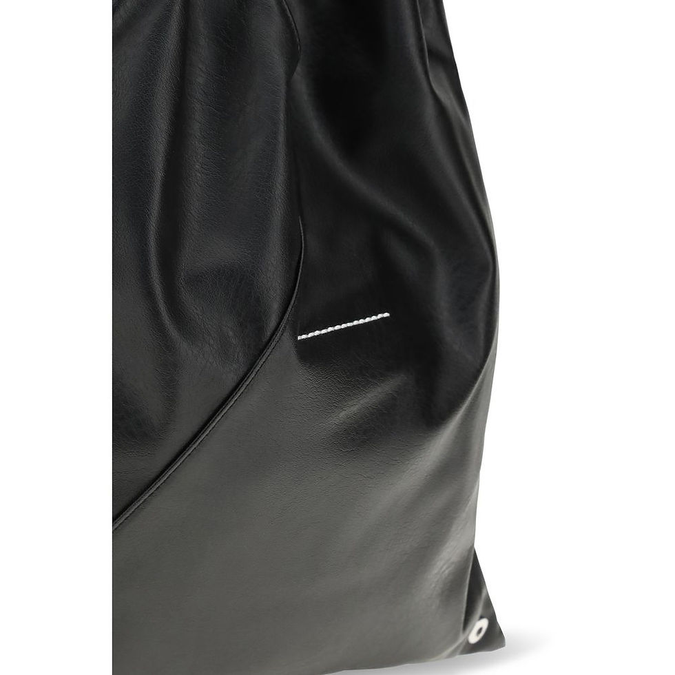 Thumbnail: MM6 Black Polyethylene Handbag