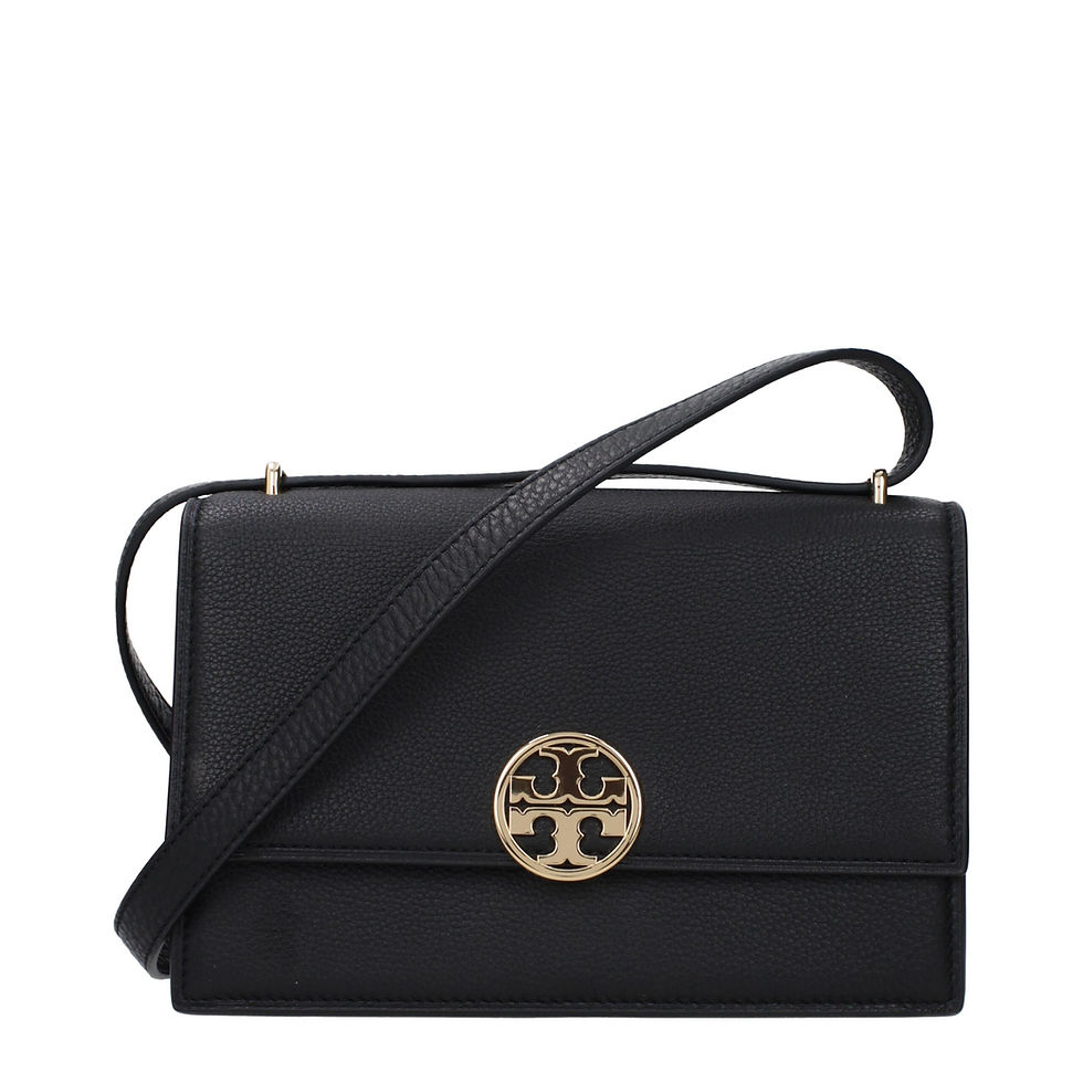Tory Burch Black Leather Crossbody Bag