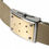 Thumbnail: Dolce & Gabbana Brown Canvas Square Metal Buckle Men Belt