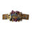 Thumbnail: Dolce & Gabbana Multicolor Embellished Floral Crystal Wide Waist Belt