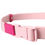 Thumbnail: Dolce & Gabbana Pink Canvas Stretch Plastic Buckle Women Belt