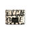 Thumbnail: Dolce & Gabbana Black White Leather Scribble Embossed Logo Airpods Case