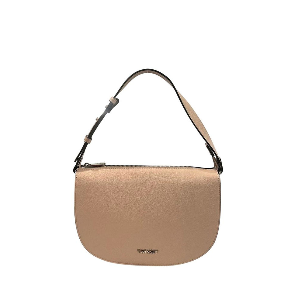 Thumbnail: Twinset Pink PU Women Shoulder Bag
