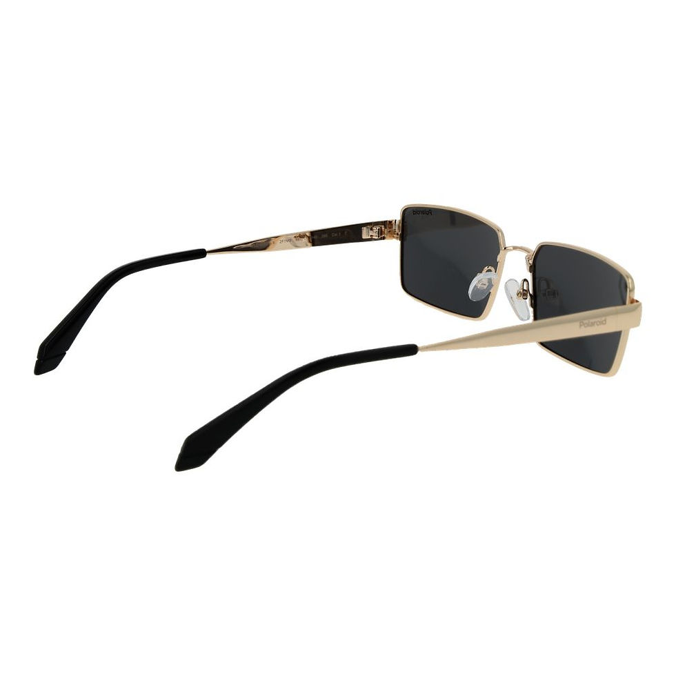 Thumbnail: Polaroid Gold Metal Sunglasses
