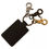 Thumbnail: Dolce & Gabbana Green Leather D&G Logo Metal Ring Hook Keyring Keychain