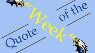 Quote of the Week (Week of 4/27)